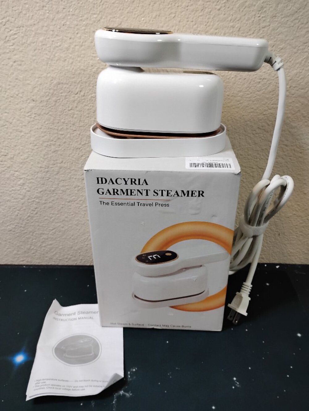 Idacyria Garment Steamer Portable Travel Handheld Iron Press 1000W Model K9719C